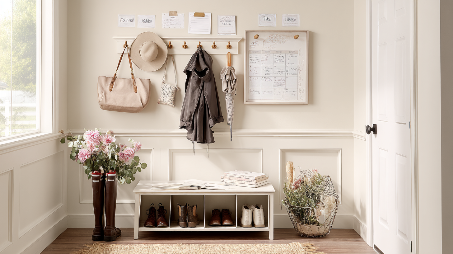 Organized shelves and labeled pantry items